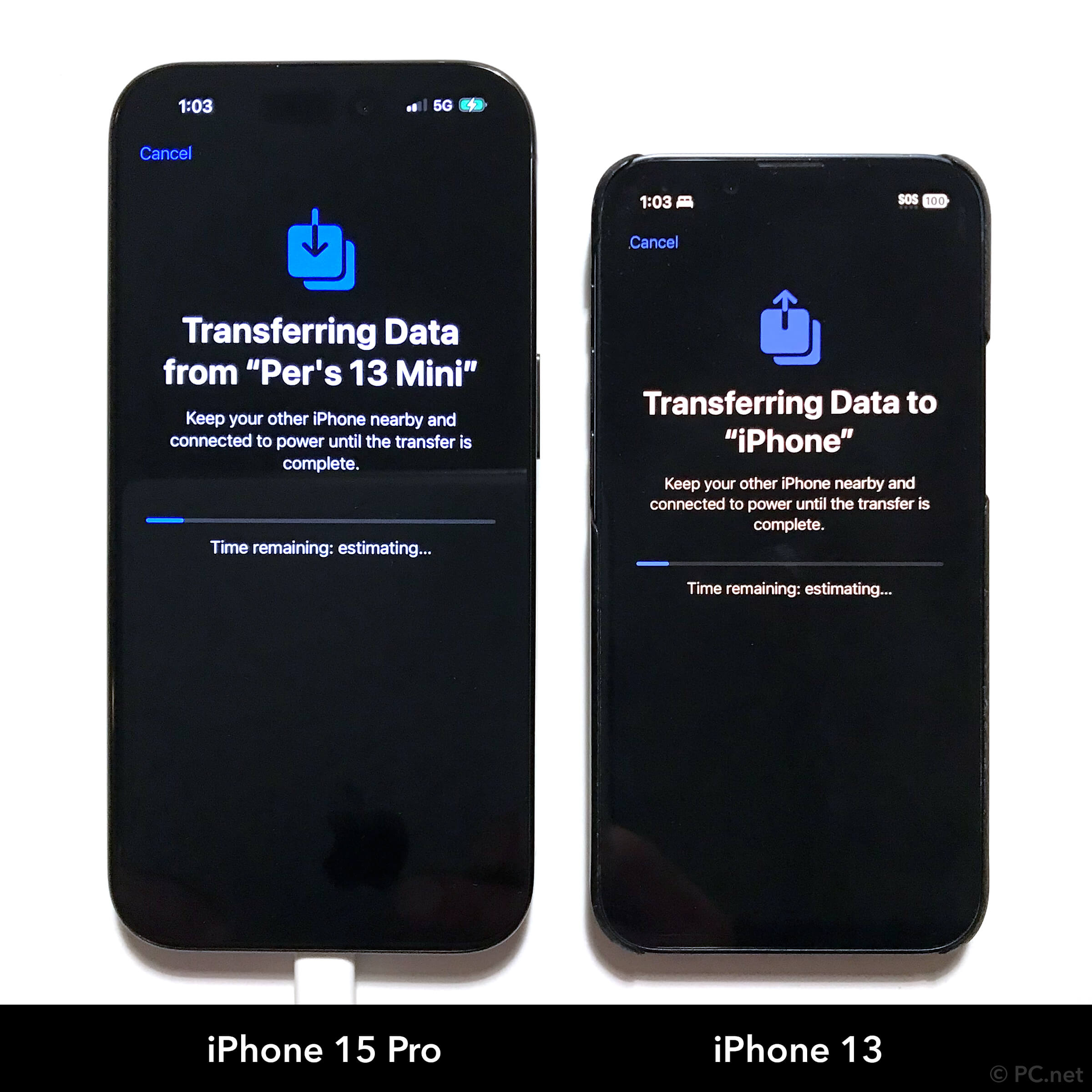 iPhone 15 Pro vs iPhone 13 mini