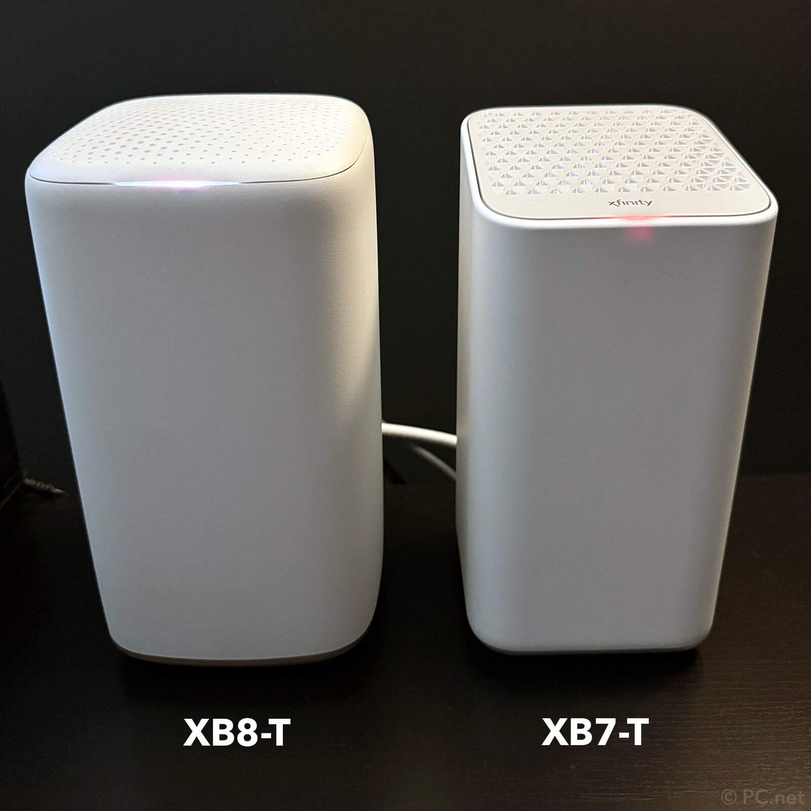 Xfinity XB7-T and XB8-T Front View